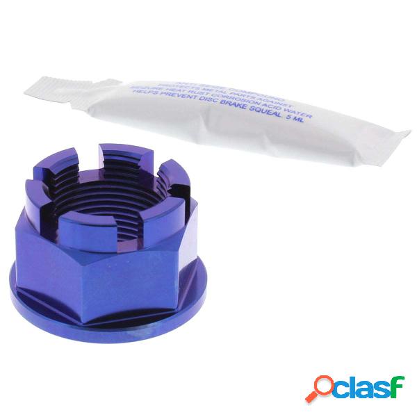 Dado perno ruota m24x1.50 32mm titan blau