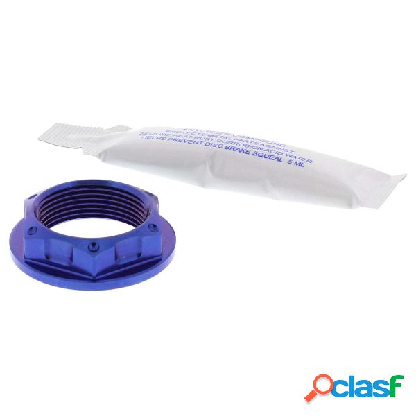 Dado perno ruota m25x1.25 30mm titan blau