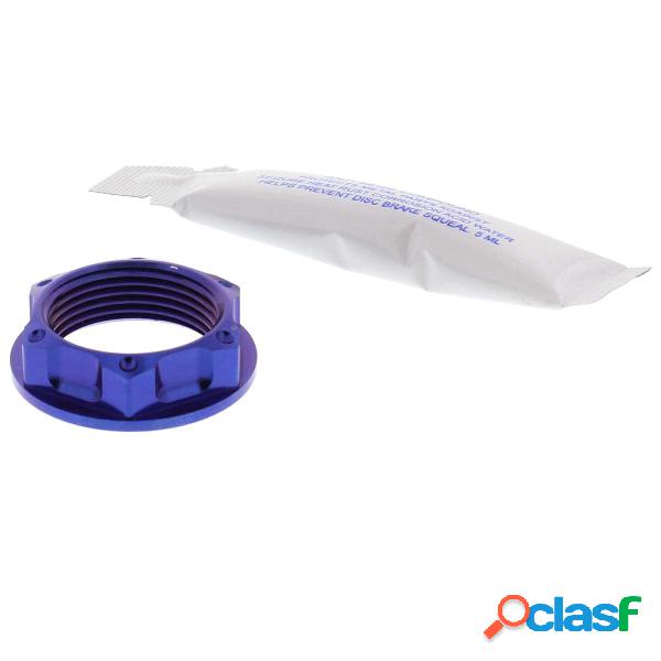 Dado perno ruota m25x1.50 30mm titan blau