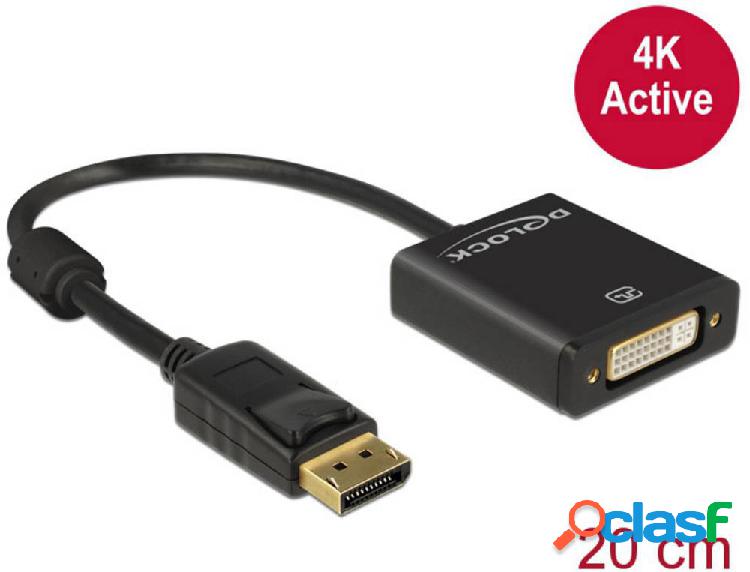 Delock DisplayPort / DVI Cavo adattatore Spina DisplayPort,