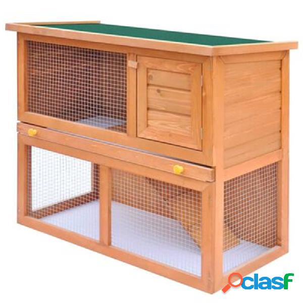 [Diretto UE] vidaXL 90x45x80cm 170158 Casetta per Conigli da