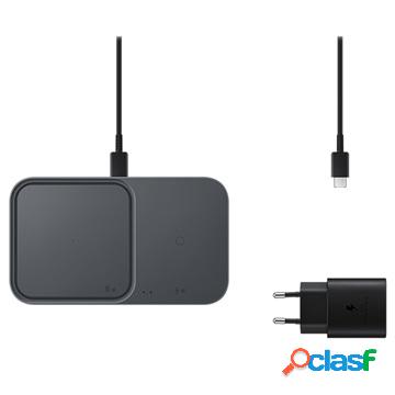 Duo Caricabatterie Senza Fili Samsung Super Fast con TA