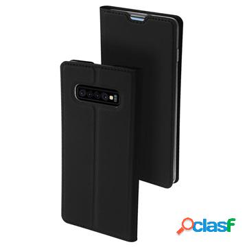 Dux Ducis Skin Pro Samsung Galaxy S10+ Flip Case - Black