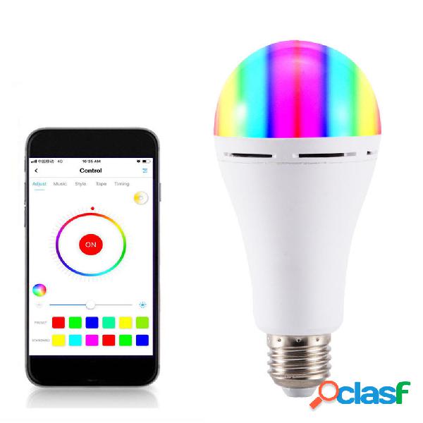 E27 B22 AC85-265V 7W WIFI RGB + W Controllo di gruppo Smart