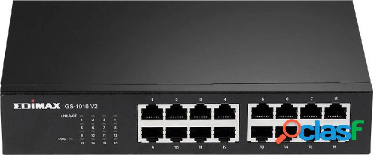 EDIMAX GS-1016 V2 Switch di rete 16 Porte 10 / 100 / 1000