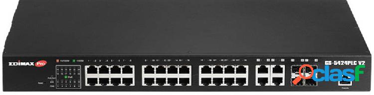 EDIMAX GS-5424PLC V2 Switch di rete 24+4 porte 10 / 100 /