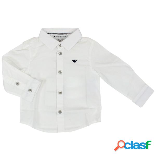 EMPORIO ARMANI CAMICIA BAMBINO 8NHC014NGDZ0100 COTONE BIANCO