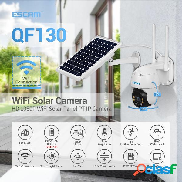 ESCAM QF130 1080P PT WIFI Batteria PIR IP allarme