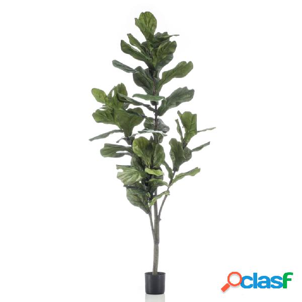 Emerald Pianta di Ficus Lyrata Artificiale 160 cm