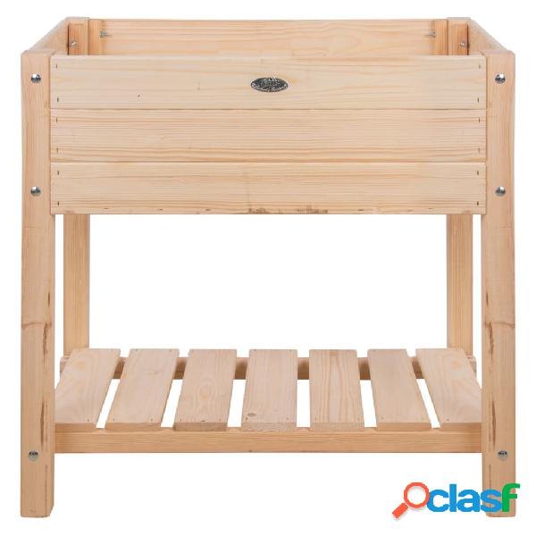 Esschert Design Fioriera Rialzata Vuota Legno Chiaro S