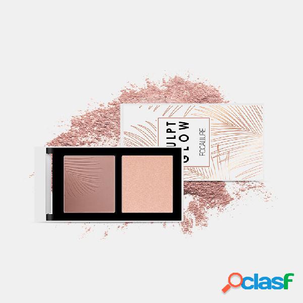 Evidenziatore combinato bicolore Palette Shadow Nose Shadow