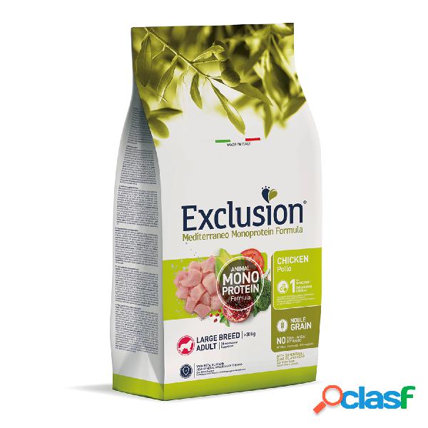 Exclusion Mediterraneo Monoprotein Dog Large Adult Chicken