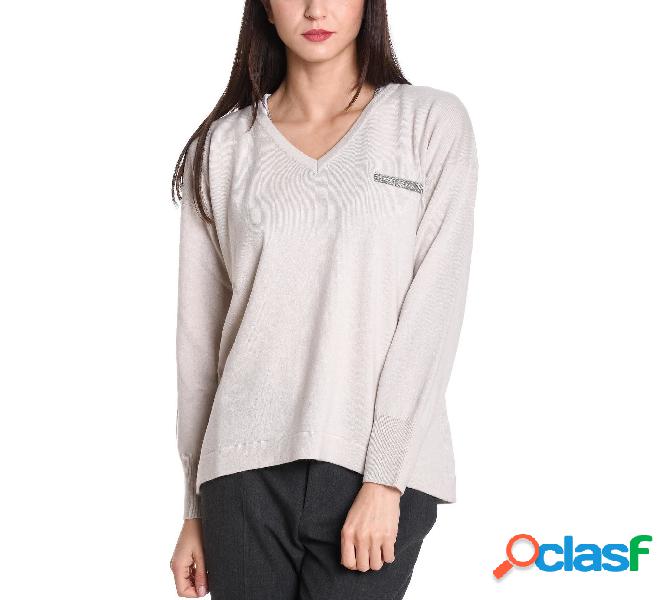 FABIANA FILIPPI MAGLIONE DONNA MA62918N128825 LANA BIANCO