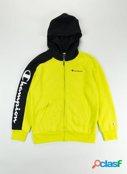 FELPA FULL ZIP COLOR BLOCK RAGAZZO