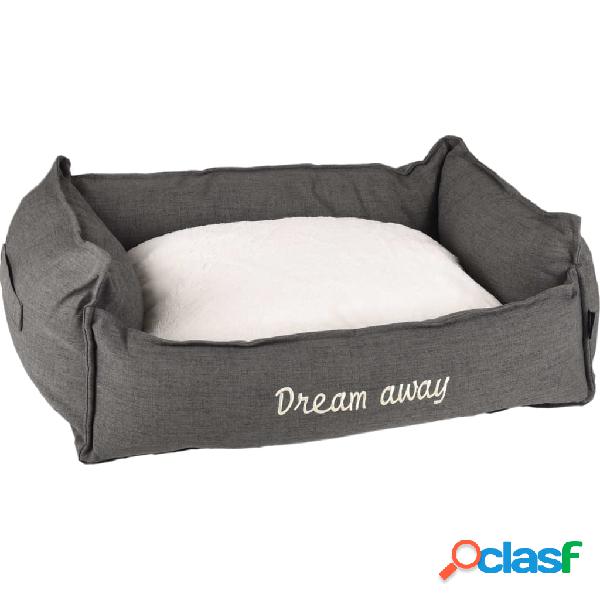 FLAMINGO Letto per Cani con Chiusura Lampo Dream Away Grigia