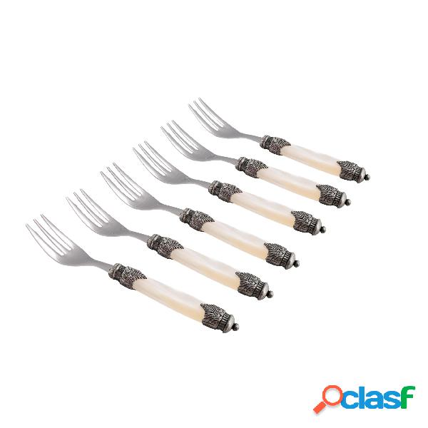 Forchettine da Dolce set da 6 pezzi ARIANNA in acciaio inox