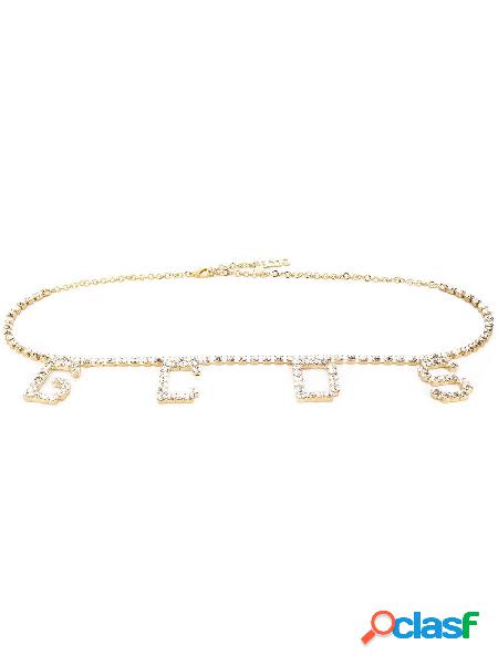GCDS COLLANA DONNA FW20W01131101 METALLO BIANCO