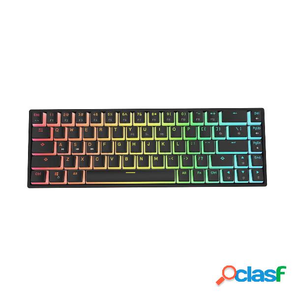 GamaKay MK68 cablato Meccanico Tastiera Gateron Switch