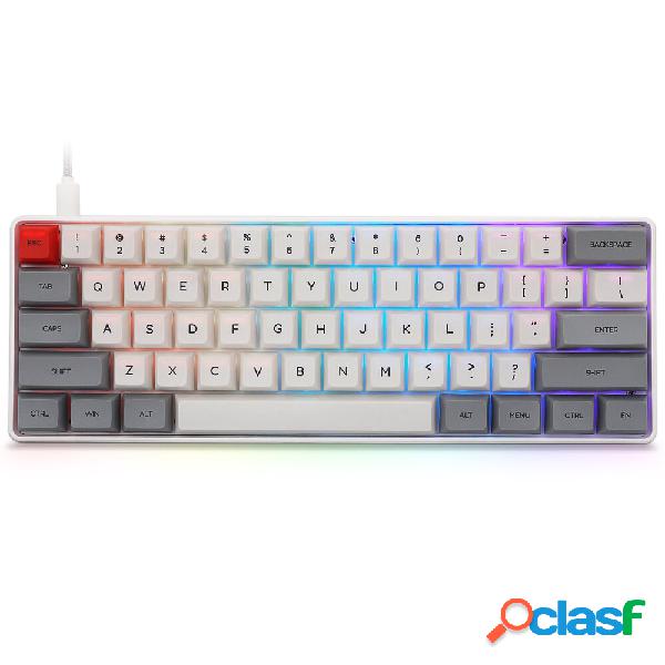 Geek personalizzato SK61 61 tasti Meccanico Tastiera NKRO