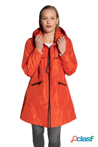 Giacca con cuciture decorative, zip sul retro e ventilazione