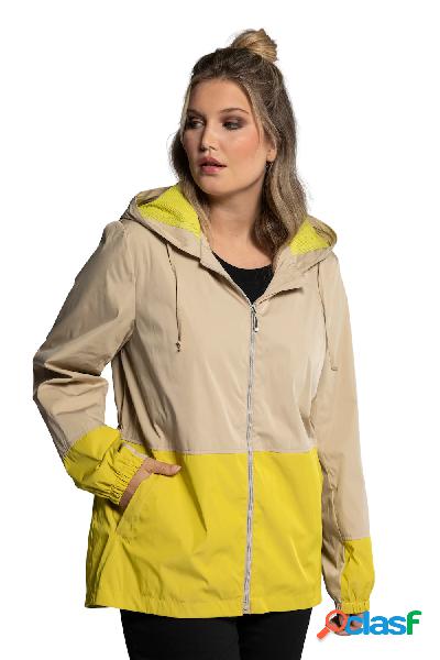 Giacca funzionale, color blocking, idrorepellente,