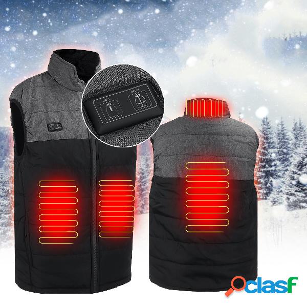 Gilet elettrico intelligente da uomo Riscaldamento a quattro