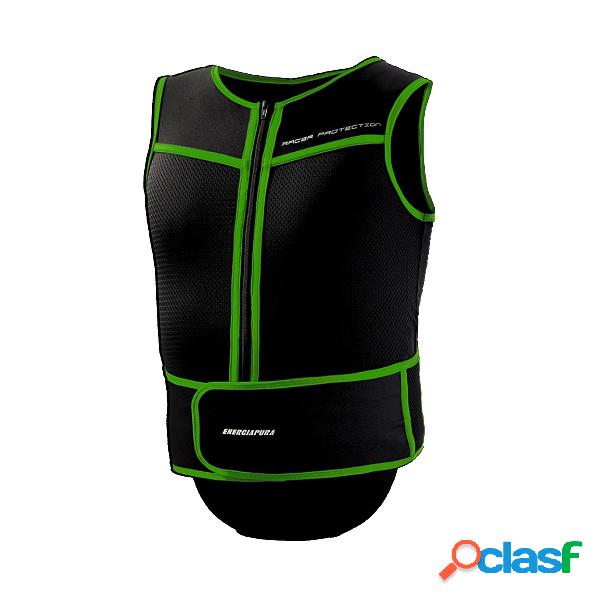 Gilet protector Energiapura Turtle (Colore: nero-verde fluo,