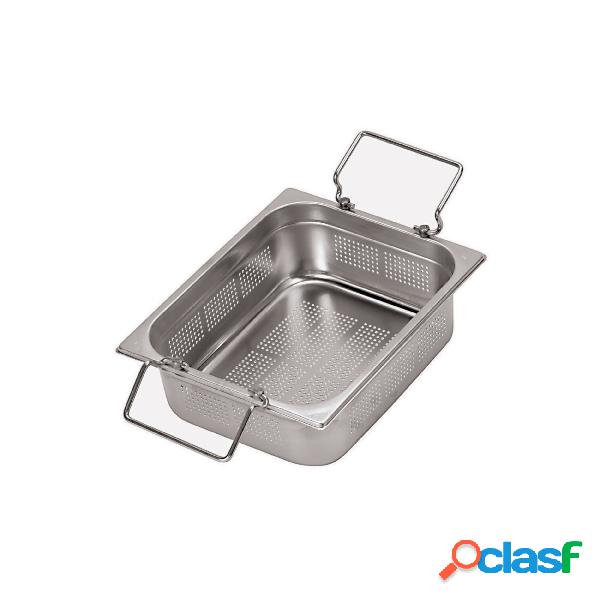 Gn 1/2 Forata M/Snod. Cm32X26,5X10 Serie Gastronorm Inox,