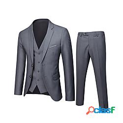 Grigio scuro Nero Azzurro cielo Uomo Matrimonio Abiti