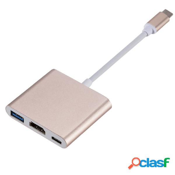 Grwibeou 3 in 1 USB 3.1 Adattatore convertitore HDMI da USB