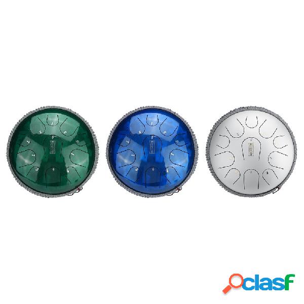 HLURU Pearl Paint 12.5 Pollici 11 Note Steel Tongue Drum D