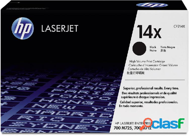 HP 14X CF214X Cassetta Toner Nero 17500 pagine Originale