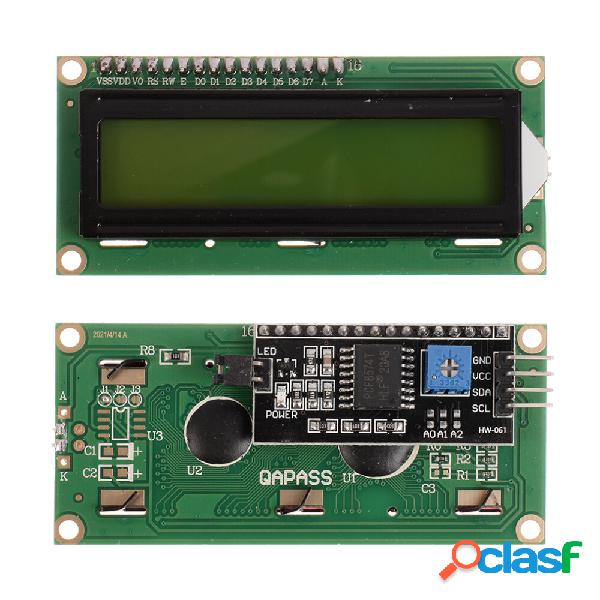 HW-060B 1602 LCD 5V Schermo giallo-verde IIC I2C Modulo