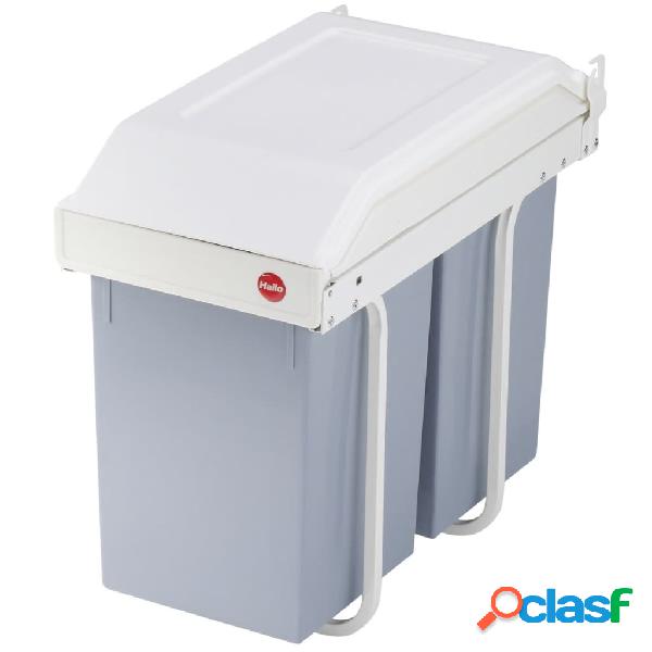 Hailo Pattumiera da Dispensa Multi-Box Duo Taglia L 2x14 L