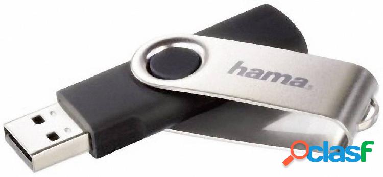 Hama Rotate Chiavetta USB 128 GB Nero 108071 USB 2.0