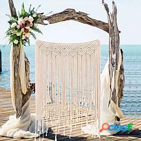 Hand Woven Macrame Wall Tapestry Bohemian Boho Art Decor
