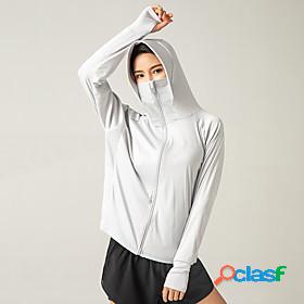 INFLACHI Womens Long Sleeve Running Track Jacket Windbreaker