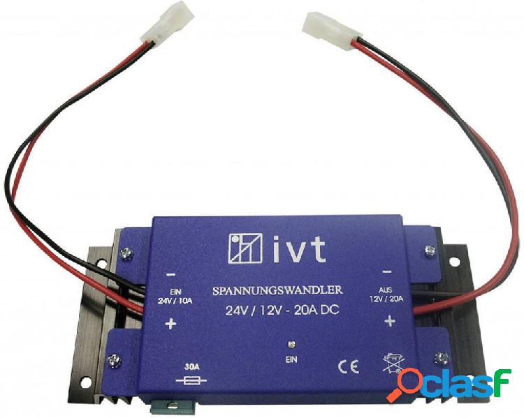 IVT DC/DC 20A Convertitore DC/DC 24 V/DC - 12 V/DC/20 A