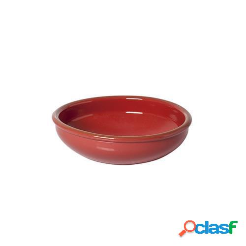 Insalatiera in terracotta colore rosso 6 pezzi