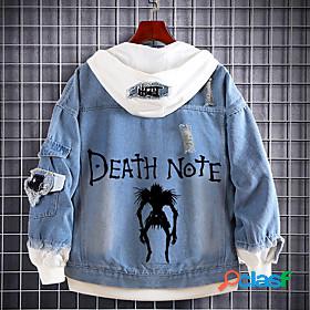 Inspired by Death Note L.Lawliet Cloth Demin Anime Cartoon