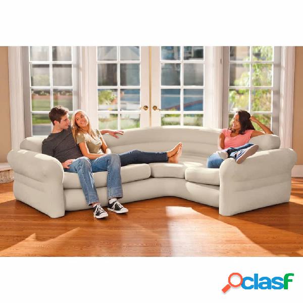 Intex Divano Gonfiabile ad Angolo 257x203x76 cm 68575NP