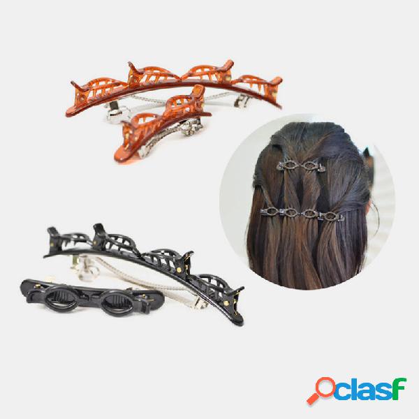 Intrecciato Capelli Clip Bangs Capellipin Twist Capelli
