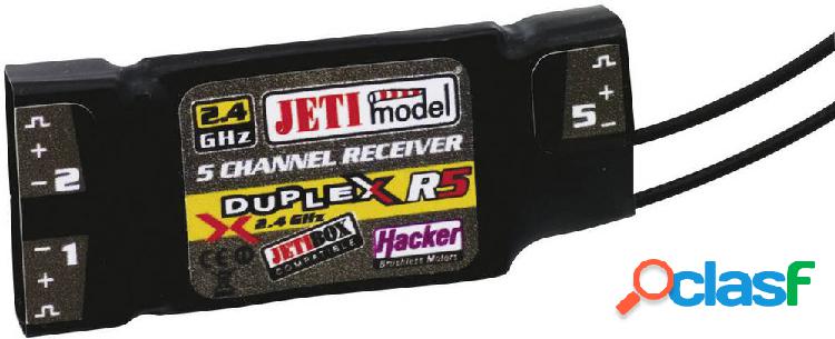 Jeti JDEX-R5L Ricevitore a 5 canali 2,4 GHz Sistema innesto