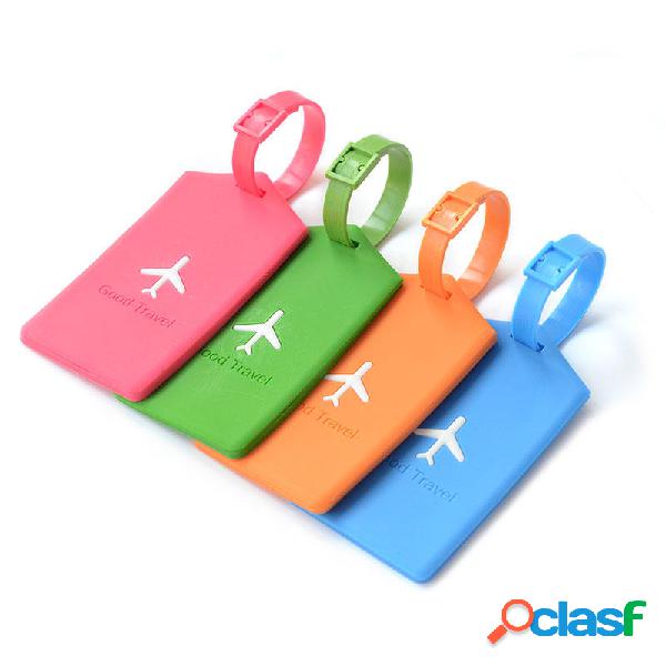 KC-LP09 Silicone Etichette per bagagli da viaggio Colorful