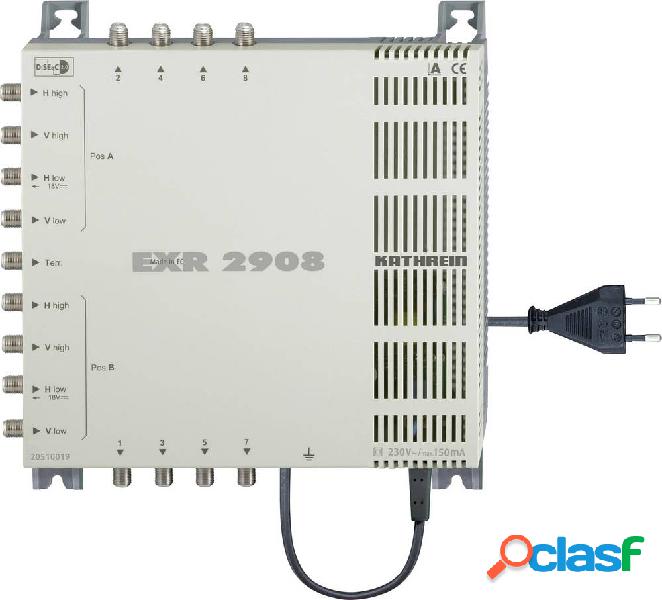Kathrein EXR 2908 SAT multiswitch Ingressi (Multiswitch): 9