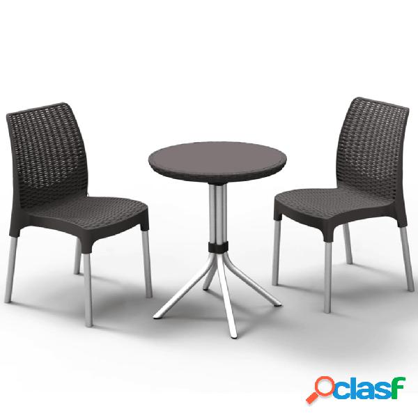 Keter Set da Bistrot Chelsea Grafite 223562