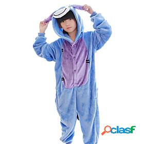 Kids Kigurumi Pajamas Donkey Onesie Pajamas Flannel Fabric