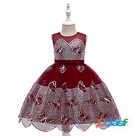 Kids Little Girls Dress Butterfly Party Daily Tulle Dress