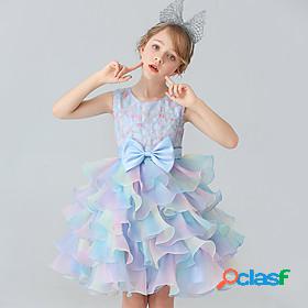 Kids Little Girls Dress Butterfly School Performance Tulle