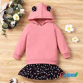 Kids Toddler Little Girls Dress Polka Dot Casual Daily